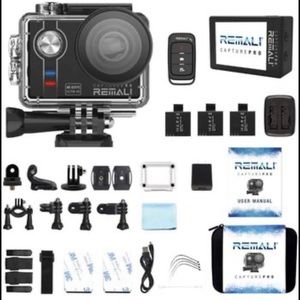 REMALI CapturePro 4K 60FPS Action Camera+ 64 GB SD card